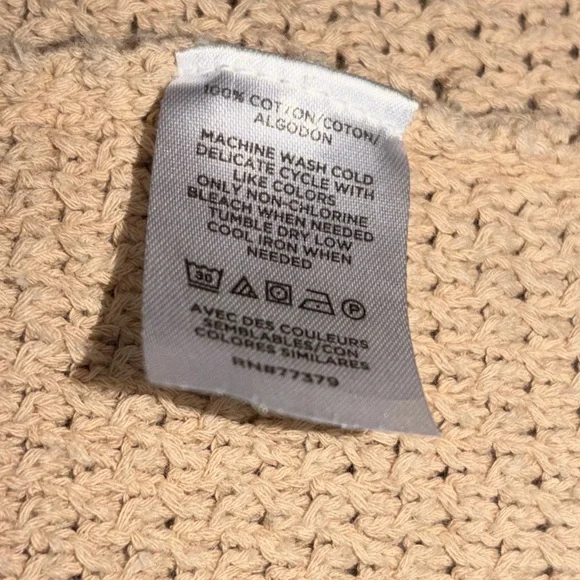 Ann Taylor Crochet Halter Shell Top in the color "Camel Multi". - Picture 6 of 6